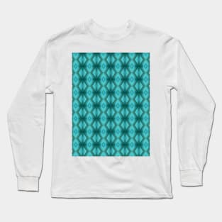 Turquoise Diamonds Long Sleeve T-Shirt